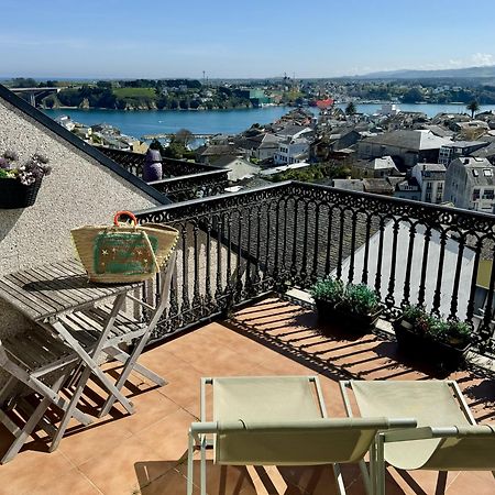 Moderno Piso Con La Mejor Terraza De Ribadeo Y Vistas Maravillosas Exterior foto